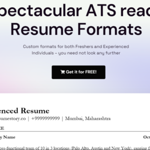 free resume formats